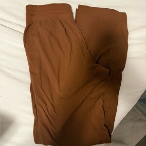 Brown Lululemon flare sweats